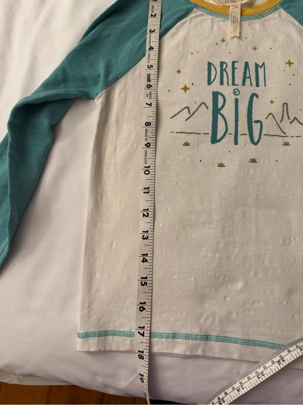 Matilda Jane Dream Big Raglan Tee - Green/White